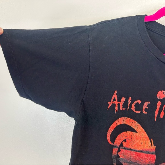 Alice in Chains Black T-Shirt Size M Band Tee Grunge Rock Concert 90s Tour Dirt - Picture 5 of 9